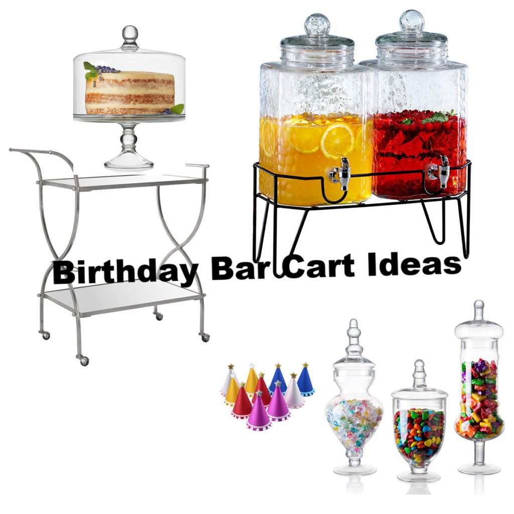 bar cart accessories