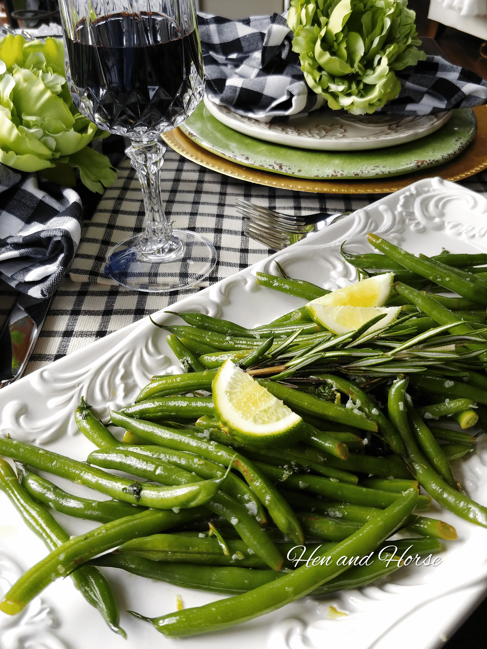 Easy Garlic Green Beans with Lime Recipe
