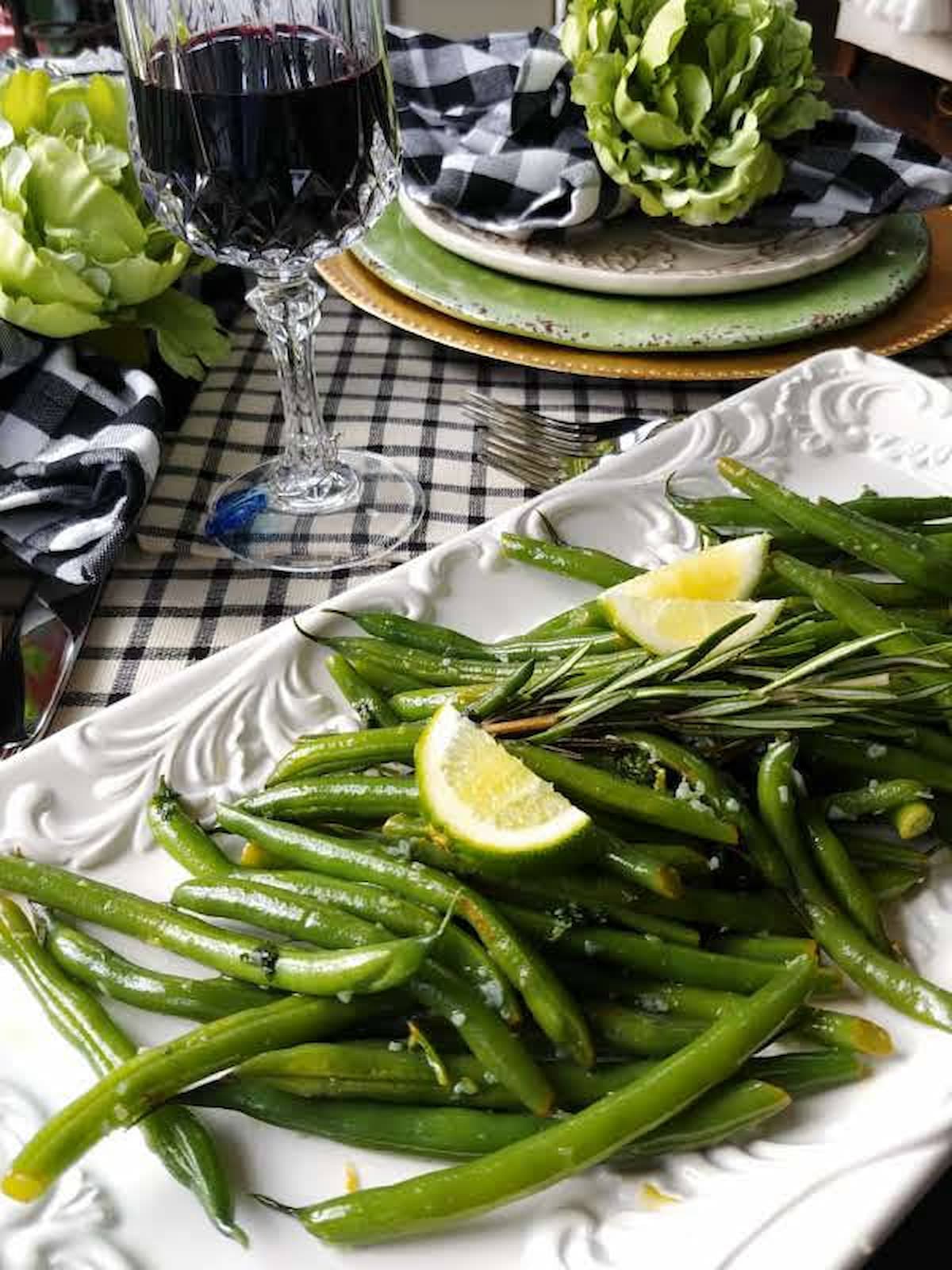 Easy Garlic Green Beans with Lime Recipe Hen and Horse Design