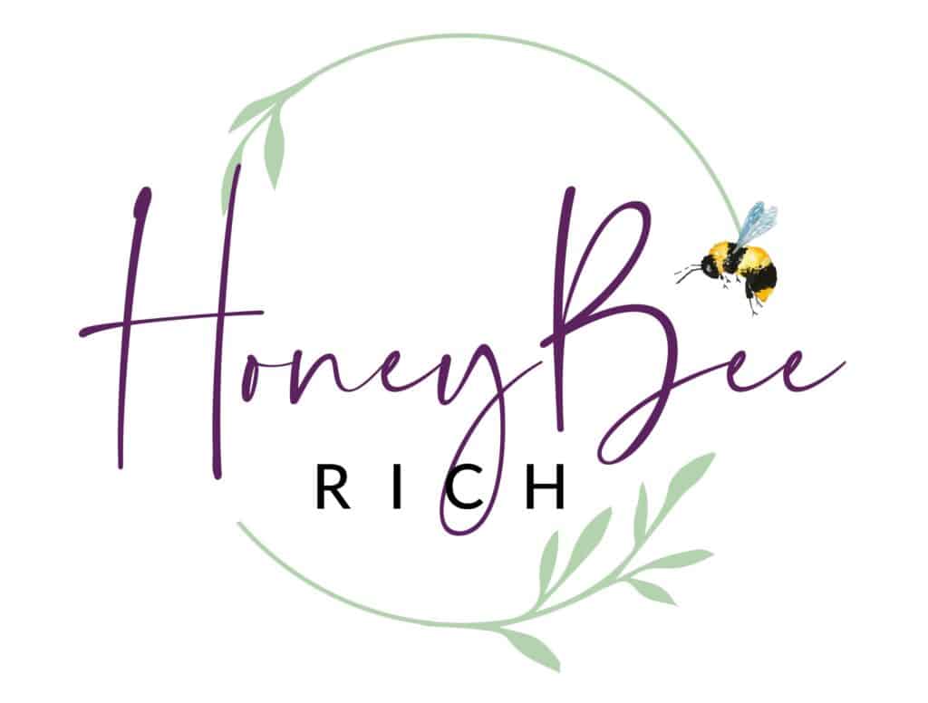 logo for honey bee rich body care