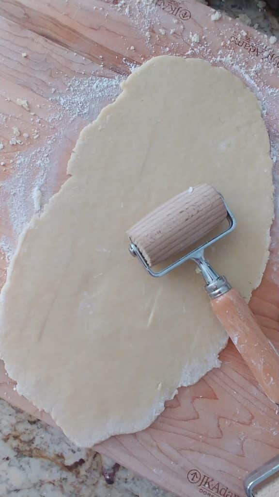 Cherry Tart Dough Rolling