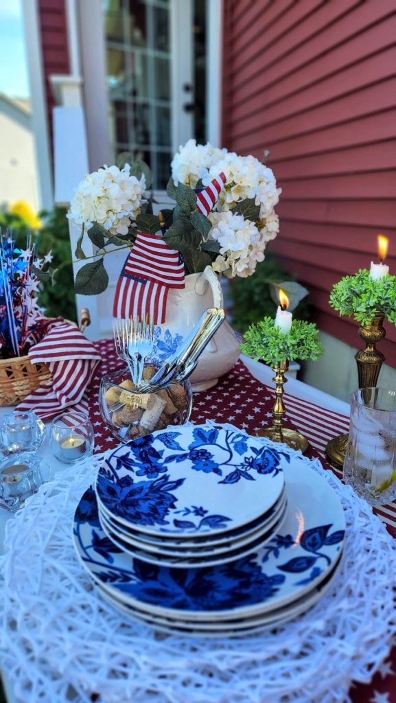 Patriotic Patio decorations