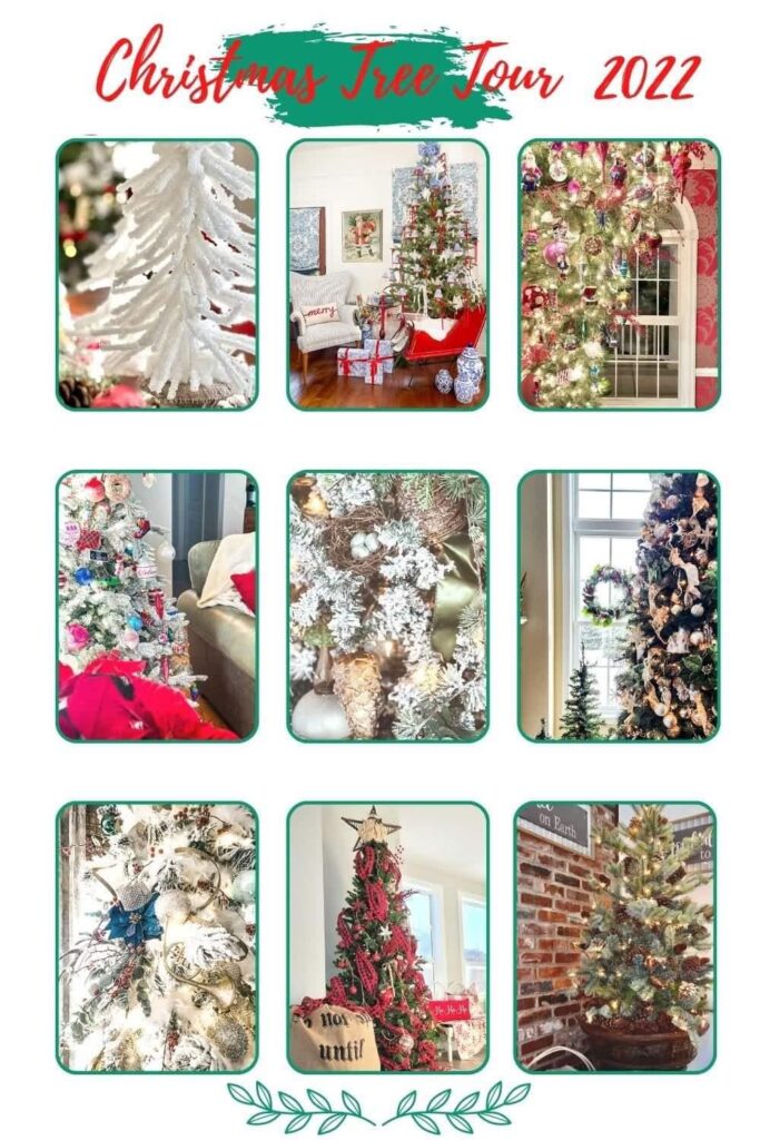 Christmas tree tour 2022 pinterest pin