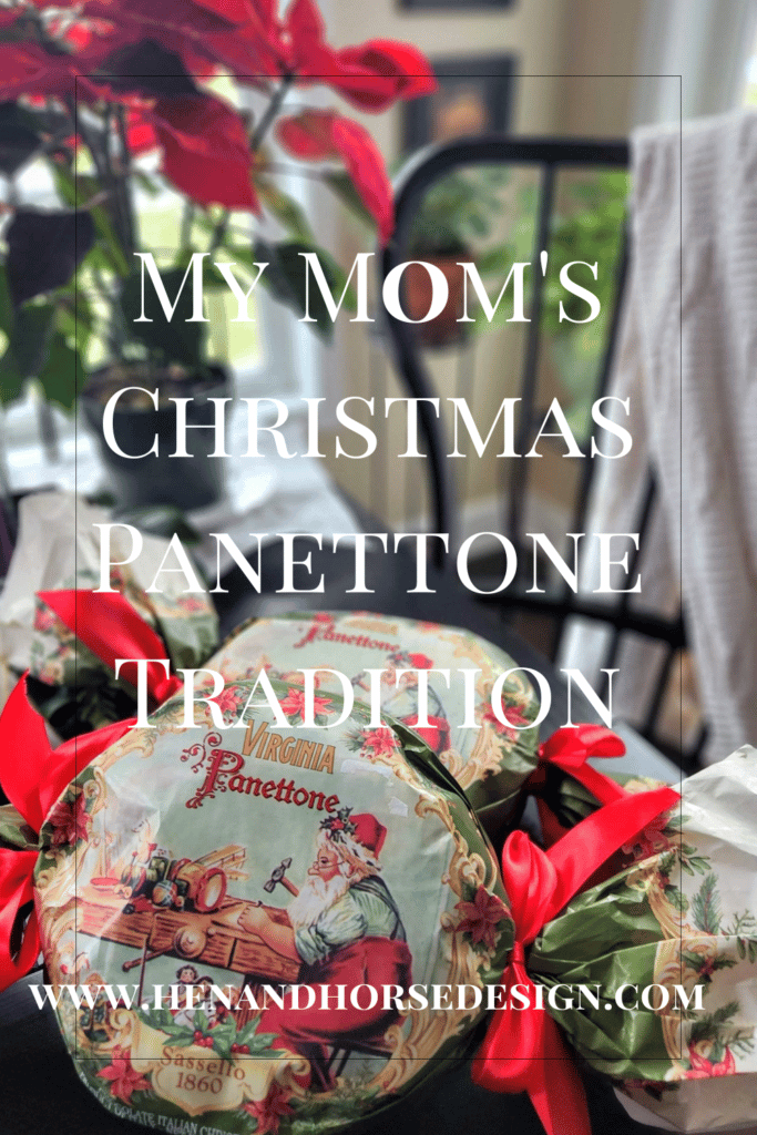 pinterest pin for christmas panettone