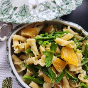 asparagus, mint and orange salad