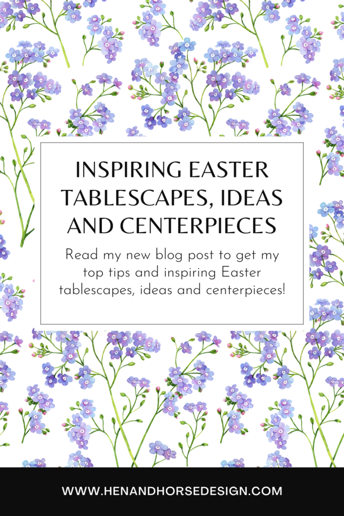 Inspiring Easter tablescapes ideas and centerpieces pin for pinterest