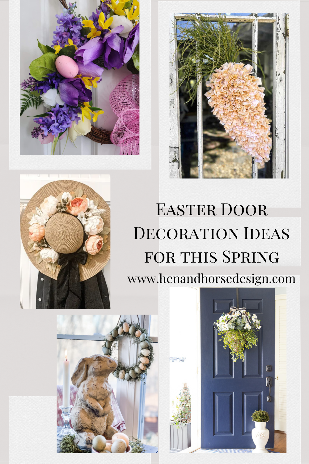 Easter Door Decoration Ideas for this Spring