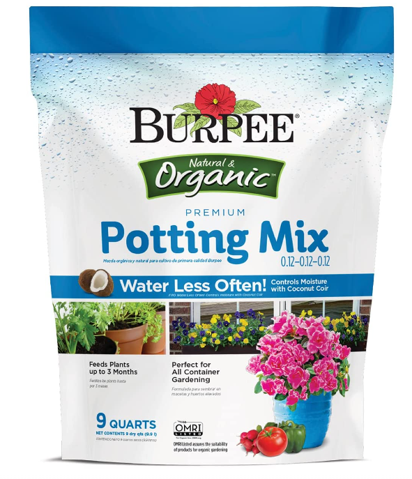 Burpee organic potting mix