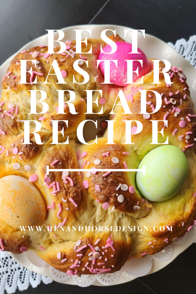 pinterest pin best easter bread recipe 