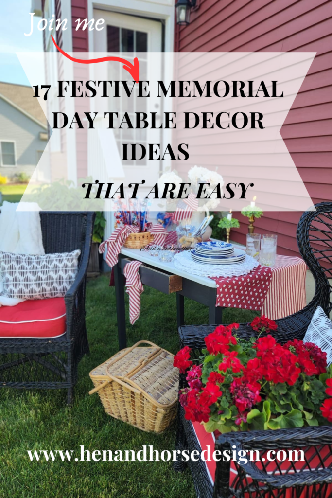 pinterest pin 17 memoral day table decor ideas