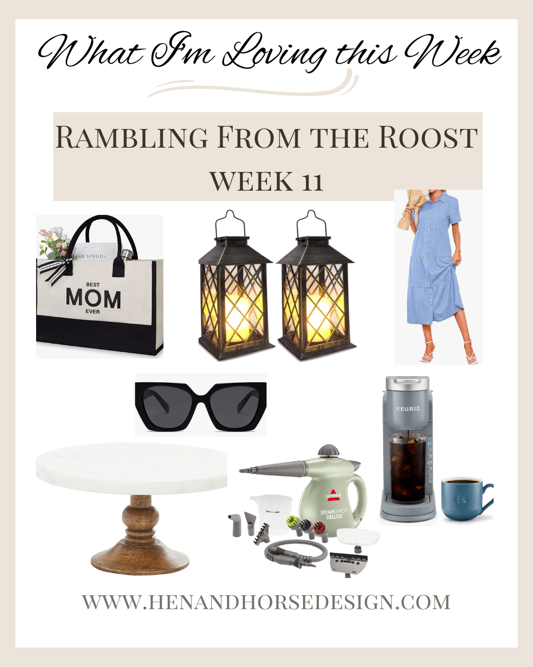collage of weekly favorite finds