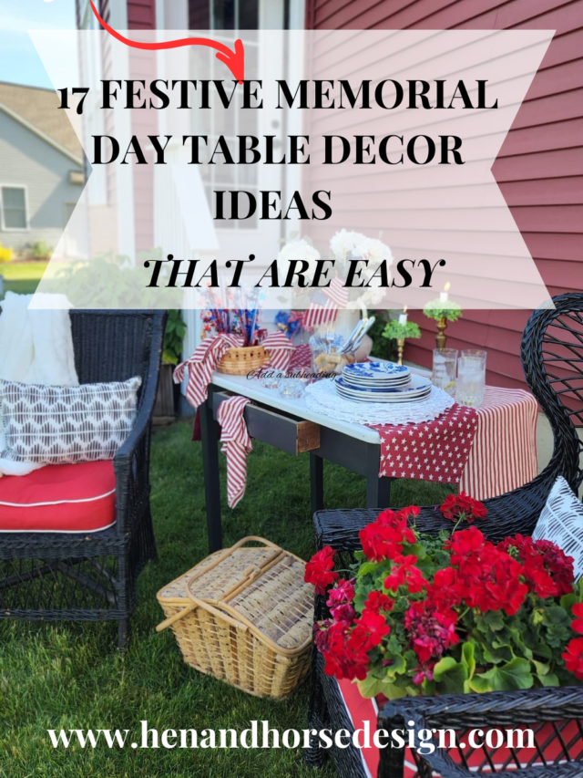 17 Fesitive Memorial Day Table Decor Ideas