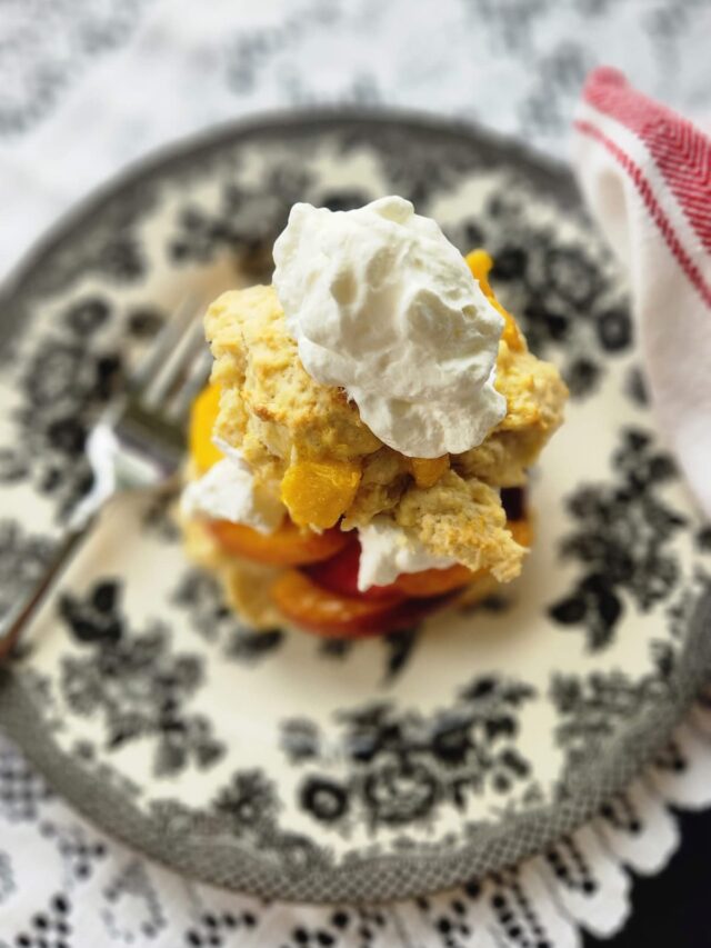 Healthy Shortcake Recipe with Nectarines