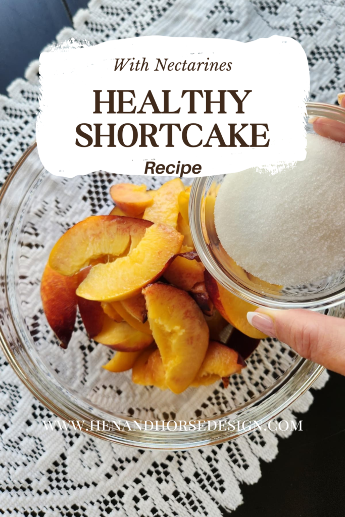 pinterest pin for healthy shortcake recipe