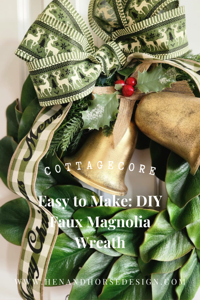 How to Make a Gold Magnolia Wreath!