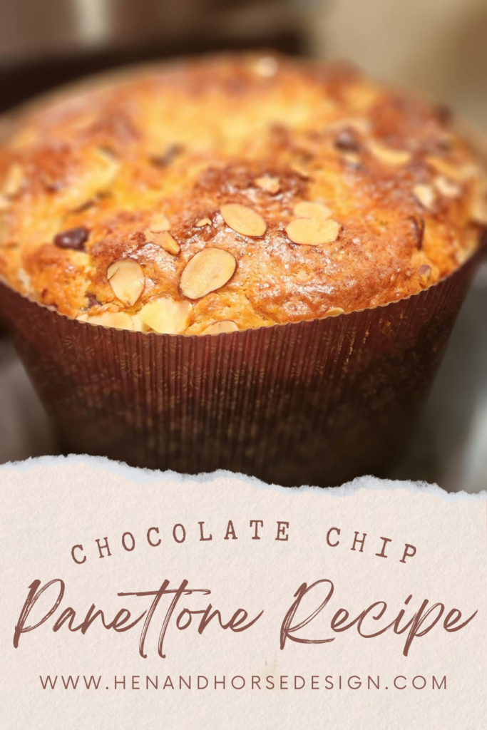 italian chocolate chip panettone recipe pinterest pin