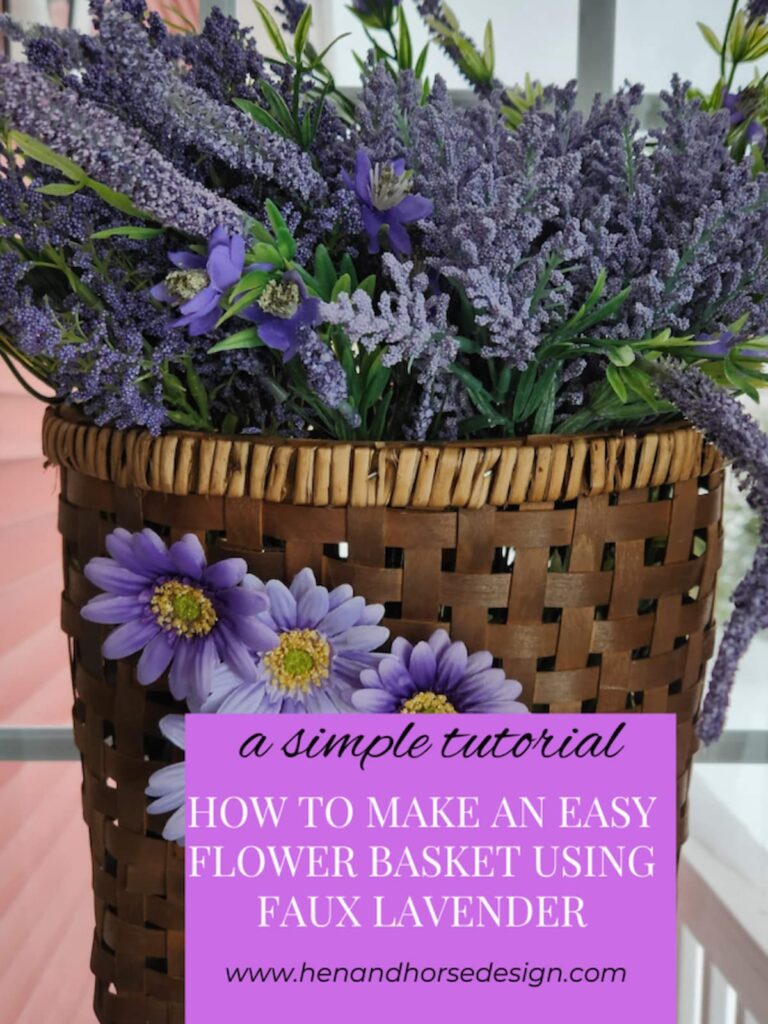 pinterest pin for how to make a lavender door hanger diy