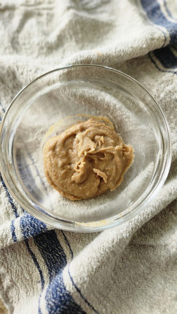 brown sugar and butter creamed together