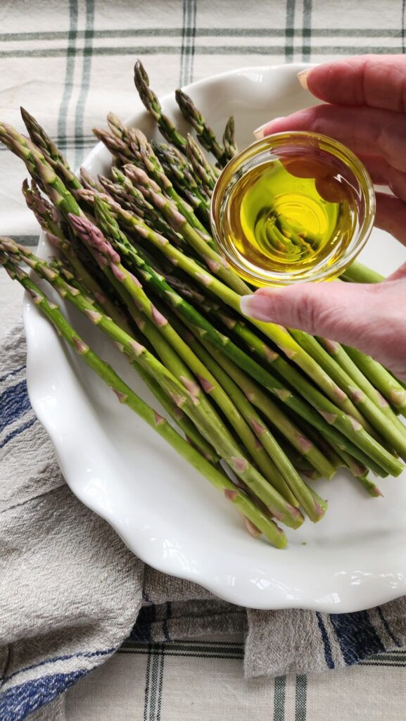 asparagus with olive oil