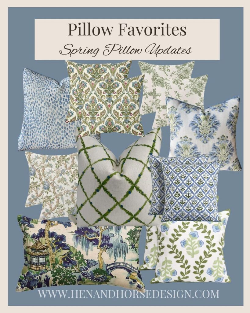 spring pillow cover favorites