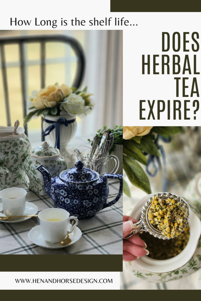 does herbal tea expire - pinterest pin