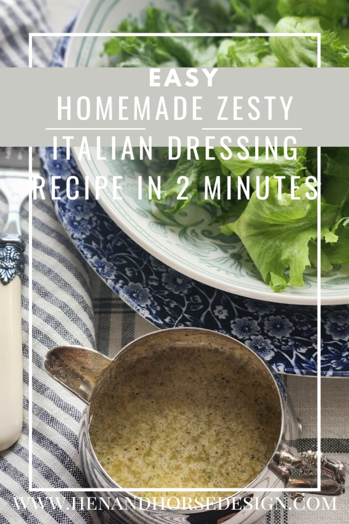 zesty italian dressing recipe