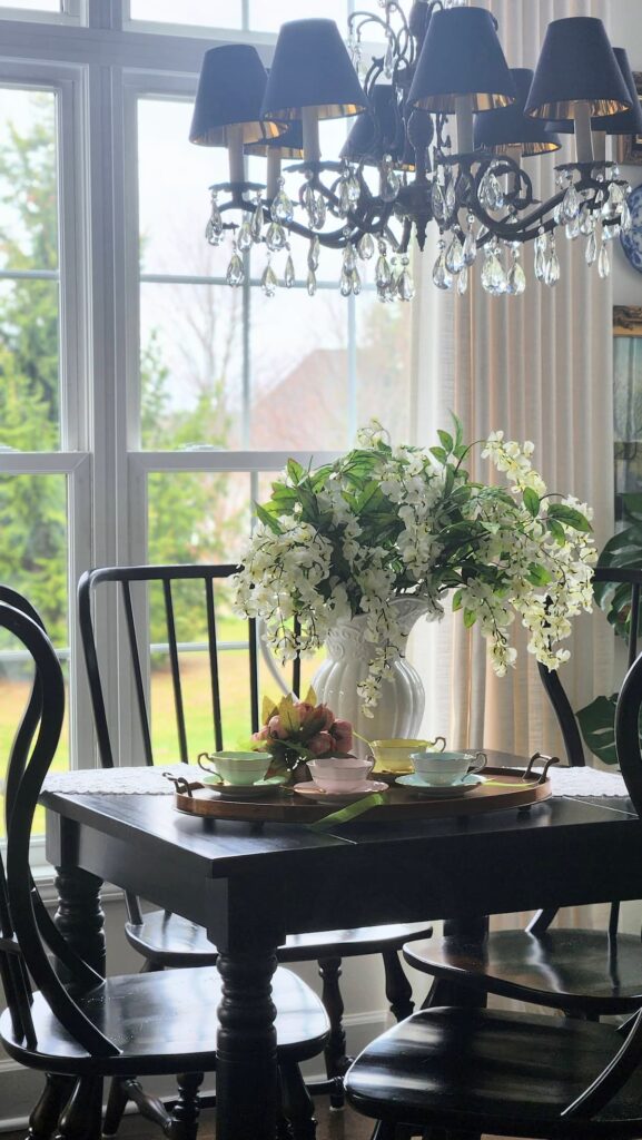 favorite vintage pieces on table