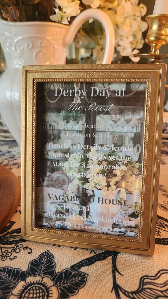 derby day roosst vagabond house horse head cheese board